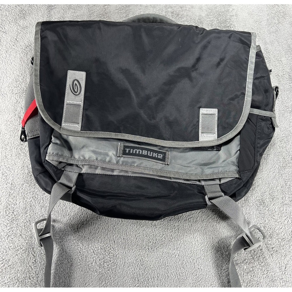 Timbuk2 Command Messenger Bag Black Gray Traveler Laptop Bag